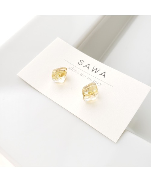tone（トーン）の「【sawa】一粒ピアス(MA)（ピアス（両耳用）・レディース・スカイブルー/グレー/ターコイズブルー/ライム/ブルー/その他/クリア/ラベンダー/ピンク系その他/シャンパン/ブラウン/パープル系その他/パープル系その他2/パープル系その他3/ブルー系その他2/グリーン系その他/ブルー系その他/カーキ/ブルー系その他3/グリーン・FREE）」の18枚目の写真