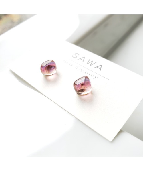 tone（トーン）の「【sawa】一粒ピアス(MA)（ピアス（両耳用）・レディース・スカイブルー/グレー/ターコイズブルー/ライム/ブルー/その他/クリア/ラベンダー/ピンク系その他/シャンパン/ブラウン/パープル系その他/パープル系その他2/パープル系その他3/ブルー系その他2/グリーン系その他/ブルー系その他/カーキ/ブルー系その他3/グリーン・FREE）」の15枚目の写真