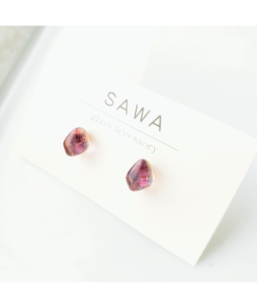 tone（トーン）の「【sawa】一粒ピアス(MA)（ピアス（両耳用）・レディース・スカイブルー/グレー/ターコイズブルー/ライム/ブルー/その他/クリア/ラベンダー/ピンク系その他/シャンパン/ブラウン/パープル系その他/パープル系その他2/パープル系その他3/ブルー系その他2/グリーン系その他/ブルー系その他/カーキ/ブルー系その他3/グリーン・FREE）」の16枚目の写真