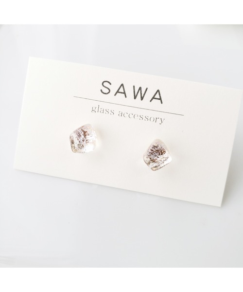 tone（トーン）の「【sawa】一粒ピアス(MA)（ピアス（両耳用）・レディース・スカイブルー/グレー/ターコイズブルー/ライム/ブルー/その他/クリア/ラベンダー/ピンク系その他/シャンパン/ブラウン/パープル系その他/パープル系その他2/パープル系その他3/ブルー系その他2/グリーン系その他/ブルー系その他/カーキ/ブルー系その他3/グリーン・FREE）」の20枚目の写真