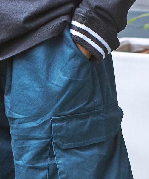 PAIRMANON STREET（ペアマノンストリート）の「【PAIRMANON STREET】バルーンシルエットカーゴパンツ（カーゴパンツ・キッズ・ブラック/ダークグリーン/ベージュ/グレー/オレンジ/その他/カモフラージュ/その他1・90/110/120/130/150/100/140）」の15枚目の写真