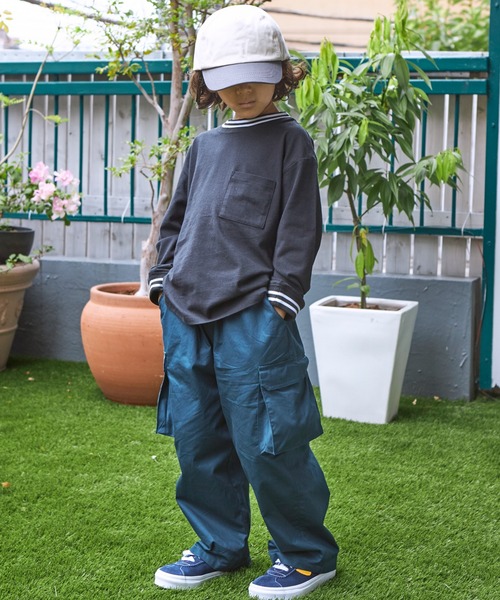 PAIRMANON STREET（ペアマノンストリート）の「【PAIRMANON STREET】バルーンシルエットカーゴパンツ（カーゴパンツ・キッズ・ブラック/ダークグリーン/ベージュ/グレー/オレンジ/その他/カモフラージュ/その他1・90/110/120/130/150/100/140）」の16枚目の写真