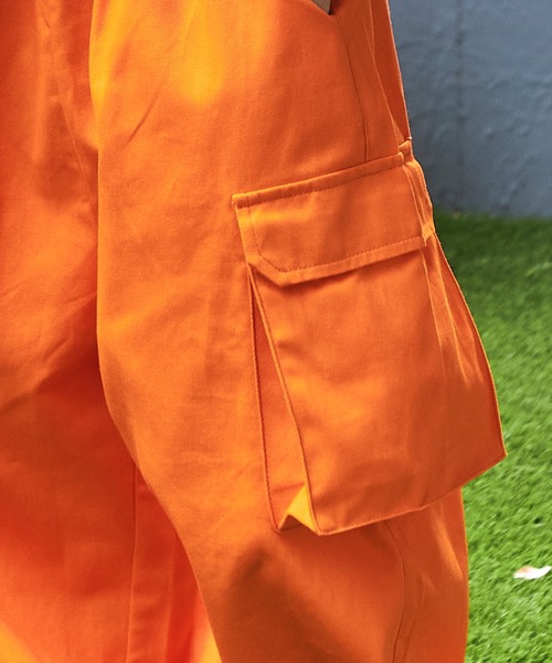 PAIRMANON STREET（ペアマノンストリート）の「【PAIRMANON STREET】バルーンシルエットカーゴパンツ（カーゴパンツ・キッズ・ブラック/ダークグリーン/ベージュ/グレー/オレンジ/その他/カモフラージュ/その他1・90/110/120/130/150/100/140）」の17枚目の写真