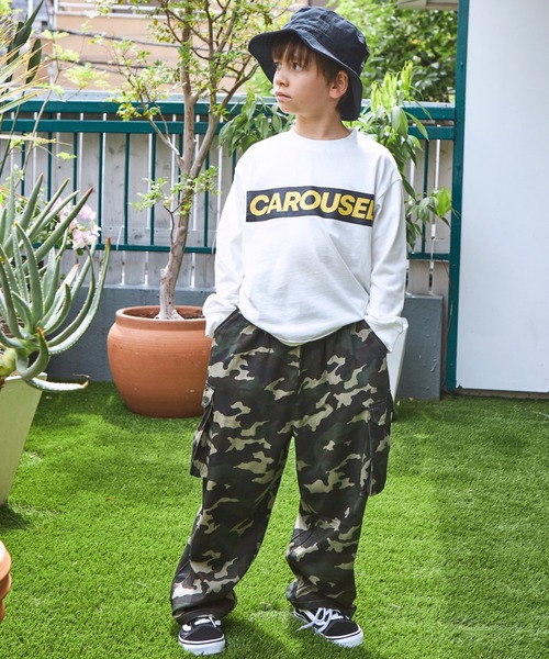 PAIRMANON STREET（ペアマノンストリート）の「【PAIRMANON STREET】バルーンシルエットカーゴパンツ（カーゴパンツ・キッズ・ブラック/ダークグリーン/ベージュ/グレー/オレンジ/その他/カモフラージュ/その他1・90/110/120/130/150/100/140）」の22枚目の写真