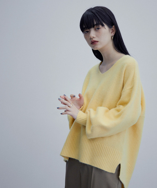 ADAM ET ROPE'（アダムエロペ）の「ファーニットプルオーバー（ニット