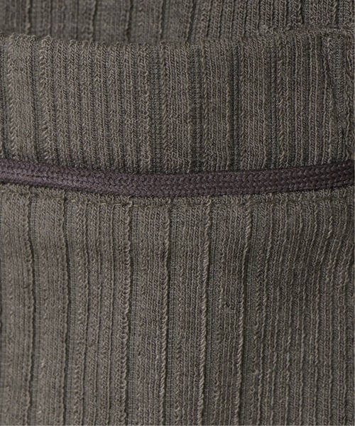 sleeping.com（スリーピングドットコム）の「オリジナルの香り付き素材 レディス・ランダムストライプジャガードカットソー羽織（ルームウェア/パジャマ・レディース・ブルー/オリーブ・ﾌﾘ-）」の15枚目の写真