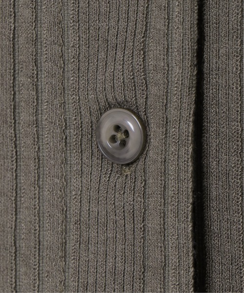 sleeping.com（スリーピングドットコム）の「オリジナルの香り付き素材 レディス・ランダムストライプジャガードカットソー羽織（ルームウェア/パジャマ・レディース・ブルー/オリーブ・ﾌﾘ-）」の14枚目の写真