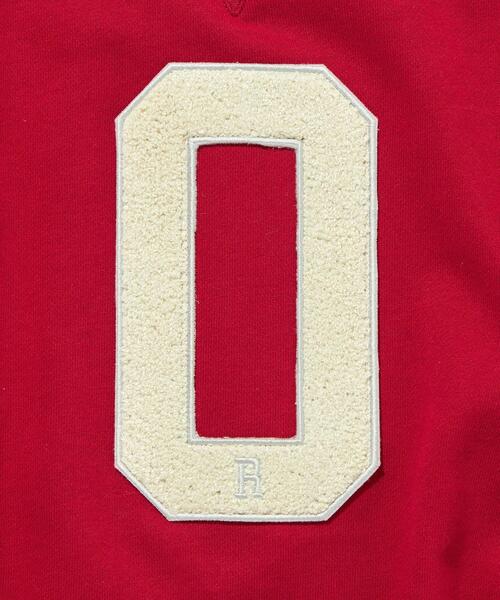 green label relaxing（グリーンレーベルリラクシング）の「【WEB限定】＜kinokoさん × GLR or＞ 刺繍 レタード 長袖 スウェット（スウェット・メンズ・オフホワイト/レッド/ネイビー・S/M/L）」の8枚目の写真