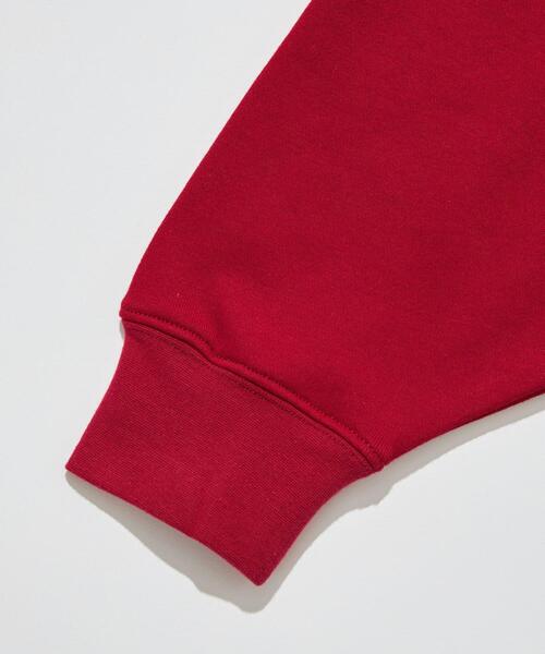 green label relaxing（グリーンレーベルリラクシング）の「【WEB限定】＜kinokoさん × GLR or＞ 刺繍 レタード 長袖 スウェット（スウェット・メンズ・オフホワイト/レッド/ネイビー・S/M/L）」の13枚目の写真