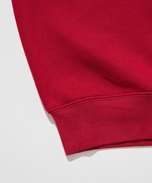 green label relaxing（グリーンレーベルリラクシング）の「【WEB限定】＜kinokoさん × GLR or＞ 刺繍 レタード 長袖 スウェット（スウェット・メンズ・オフホワイト/レッド/ネイビー・S/M/L）」の14枚目の写真