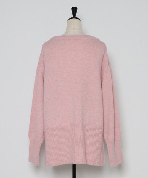 Bonjour Sagan(ボンジュールサガン)の「裾リブニット(ニット/セーター・レディース・ホワイト/グレー/ピンク/レッド系その他・FREE)」の7枚目の写真