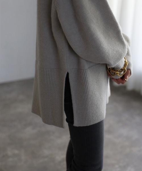 Bonjour Sagan(ボンジュールサガン)の「裾リブニット(ニット/セーター・レディース・ホワイト/グレー/ピンク/レッド系その他・FREE)」の19枚目の写真