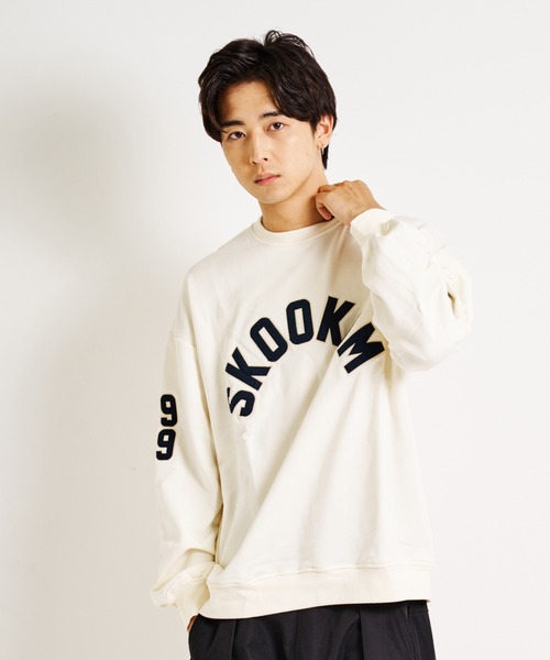 SKOOKUM（スクーカム）の「SKOOKUM LOGO SWEAT/スクーカム ロゴスウェット（スウェット・メンズ・グレー/ネイビー/アイボリー・M/L）」の16枚目の写真