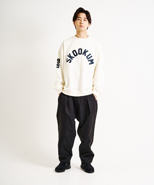 SKOOKUM（スクーカム）の「SKOOKUM LOGO SWEAT/スクーカム ロゴスウェット（スウェット・メンズ・グレー/ネイビー/アイボリー・M/L）」の7枚目の写真