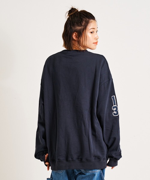 SKOOKUM（スクーカム）の「SKOOKUM LOGO SWEAT/スクーカム ロゴスウェット（スウェット・メンズ・グレー/ネイビー/アイボリー・M/L）」の9枚目の写真