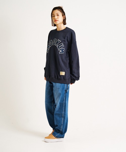 SKOOKUM（スクーカム）の「SKOOKUM LOGO SWEAT/スクーカム ロゴスウェット（スウェット・メンズ・グレー/ネイビー/アイボリー・M/L）」の15枚目の写真