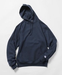 ▲【Champion/チャンピオン】レディース HOODED 裏起毛 ビッグシルエット プルオーバー パーカー 袖ワンポイントロゴ フーディー