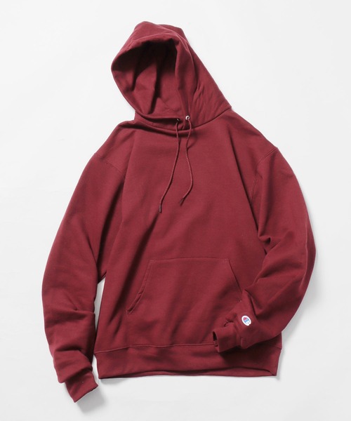 Champion(チャンピオン)の「▲【Champion/チャンピオン】レディース HOODED 裏起毛 ビッグシルエット プルオーバー パーカー 袖ワンポイントロゴ フーディー(パーカー・レディース・ホワイト/ブラック/ベージュ/ネイビー/グレー/ダークグレー/ローズ/チャコール/マルーン/パープル/ロイヤルブルー・S/M/L/XL)」の22枚目の写真