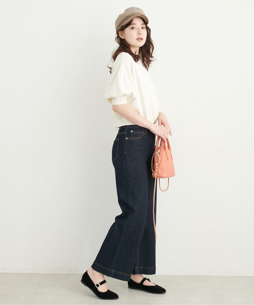 FREE'S MART（フリーズマート）の「◇チェックマリンキャス（キャスケット・レディース・ブラック系その他/ベージュ系その他・ﾌﾘ-）」の9枚目の写真