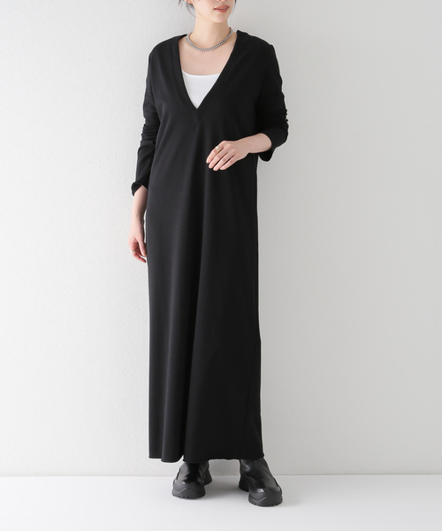plage（プラージュ）の「【R’IAM】 DEEP Vneck ワンピース（ワンピース・レディース・ホワイト/ブラック・38/36）」の19枚目の写真
