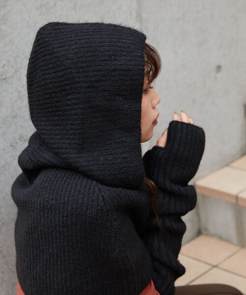 FREAK'S STORE(フリークスストア)の「【WEB限定】バラクラバアームウォマーセット(マフラー・レディース・グレー/ブラック/ベージュ/オレンジ・ONE SIZE)」の13枚目の写真