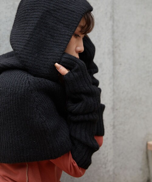 FREAK'S STORE(フリークスストア)の「【WEB限定】バラクラバアームウォマーセット(マフラー・レディース・グレー/ブラック/ベージュ/オレンジ・ONE SIZE)」の14枚目の写真