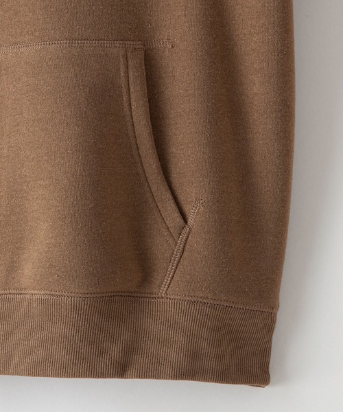 OUTDOOR PRODUCTS APPAREL（アウトドアプロダクツアパレル）の「身頃ボア　ワンポイントブランドロゴ　プルオーバーパーカー（パーカー・メンズ・杢グレー/ブラック/ワイン/オリーブ/アイボリー/ライトブラウン/ライトグリーン/ネイビー/ベージュ・MEDIUM/LARGE/X-LARGE）」の22枚目の写真