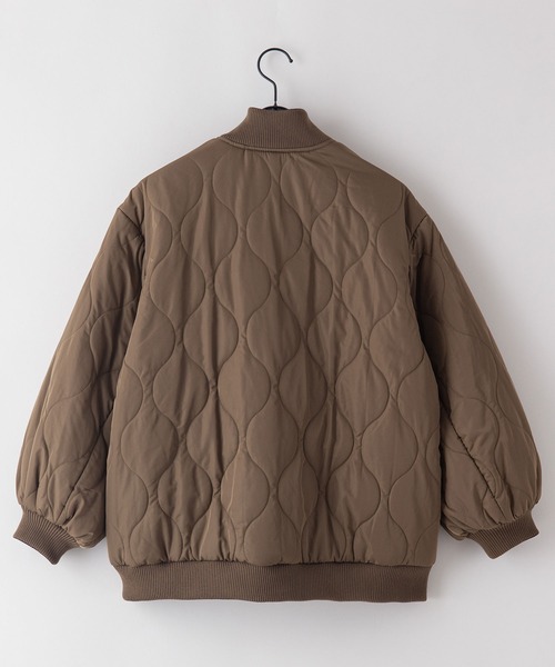 OUTDOOR PRODUCTS APPAREL(アウトドアプロダクツアパレル)の「2WAY リバーシブル ビッグシルエット バルーンシルエット MA-1 ジャケット(MA-1・レディース・ブラック/ブラウン/カーキ・MEDIUM)」の17枚目の写真