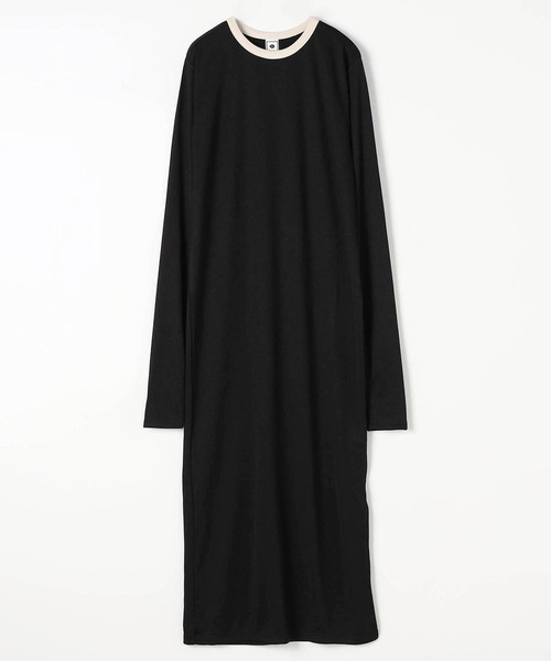 179/WG（イチナナキュウダブルジー）の「バイカラーリブワンピース（ワンピース・レディース・グリーン/オフホワイト/ブラック・MEDIUM）」の22枚目の写真