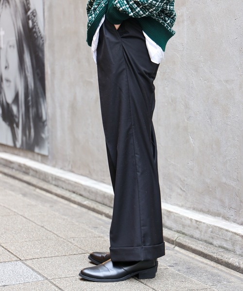 SPINNS(スピンズ)の「フェイクレザー ジップアップヒールブーツ(ブーツ・メンズ・ブラック・27cm/25cm/26cm)」の15枚目の写真