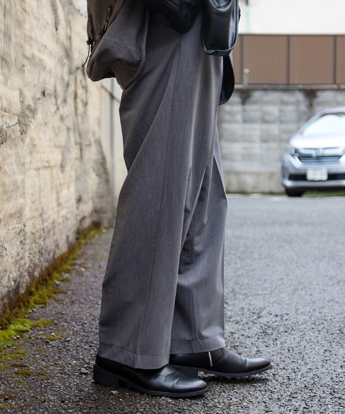 SPINNS(スピンズ)の「フェイクレザー ジップアップヒールブーツ(ブーツ・メンズ・ブラック・27cm/25cm/26cm)」の10枚目の写真