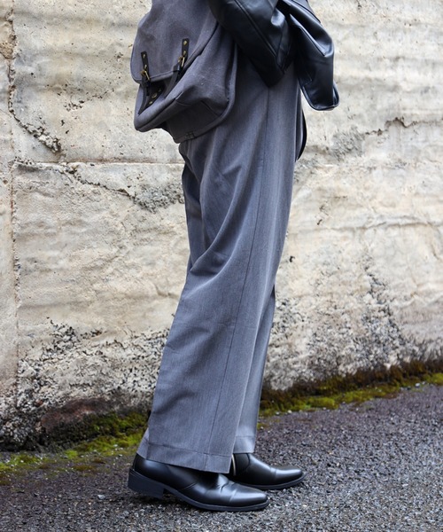 SPINNS(スピンズ)の「フェイクレザー ジップアップヒールブーツ(ブーツ・メンズ・ブラック・27cm/25cm/26cm)」の22枚目の写真