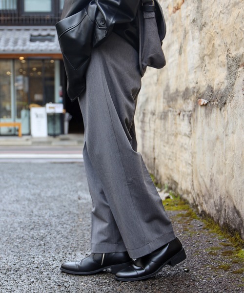 SPINNS(スピンズ)の「フェイクレザー ジップアップヒールブーツ(ブーツ・メンズ・ブラック・27cm/25cm/26cm)」の17枚目の写真