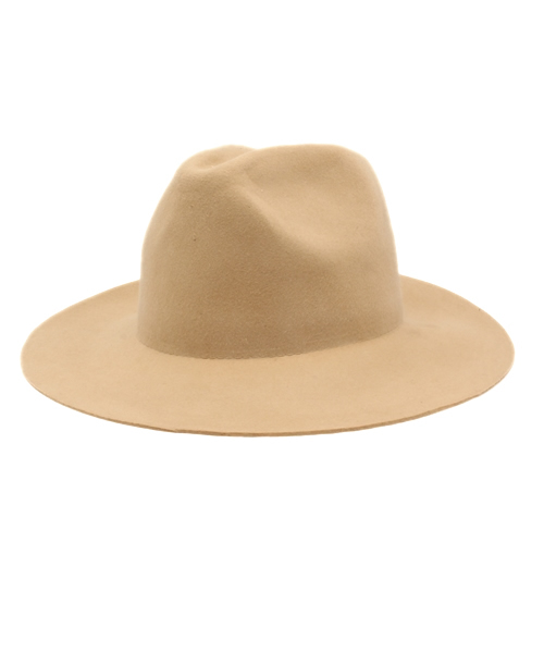 WEGO（ウィゴー）の「WEGO/ツバ広フェルトハット（ハット・レディース・ブラック/ダークグレー/ベージュ/ワインレッド・FREE）」の3枚目の写真