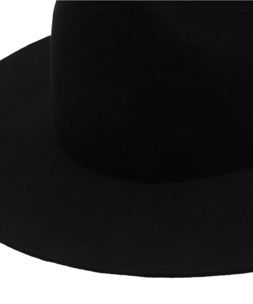 WEGO（ウィゴー）の「WEGO/ツバ広フェルトハット（ハット・レディース・ブラック/ダークグレー/ワインレッド・FREE）」の6枚目の写真