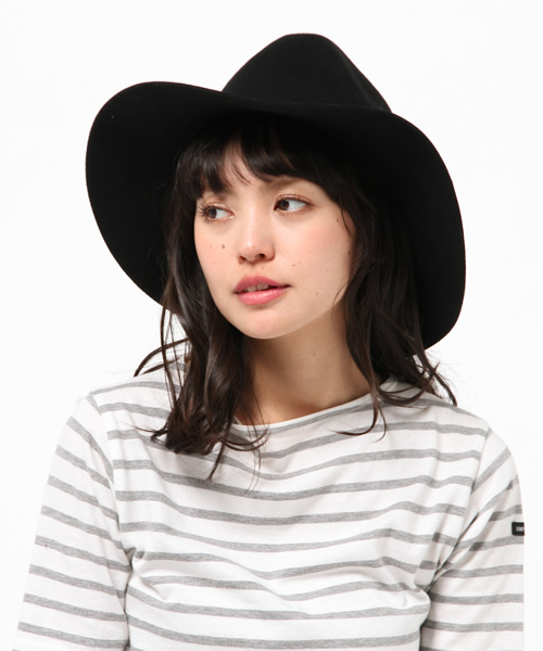 WEGO（ウィゴー）の「WEGO/ツバ広フェルトハット（ハット・レディース・ブラック/ダークグレー/ワインレッド・FREE）」の10枚目の写真