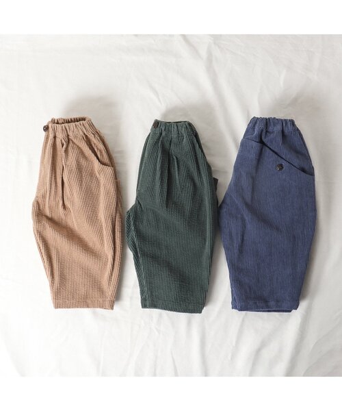 Ampersand(アンパサンド)の「premier コクーンパンツ(その他パンツ・キッズ・ダークブルー/ダークグリーン/ベージュ・100/110/90/80/120/130/140/70)」の4枚目の写真