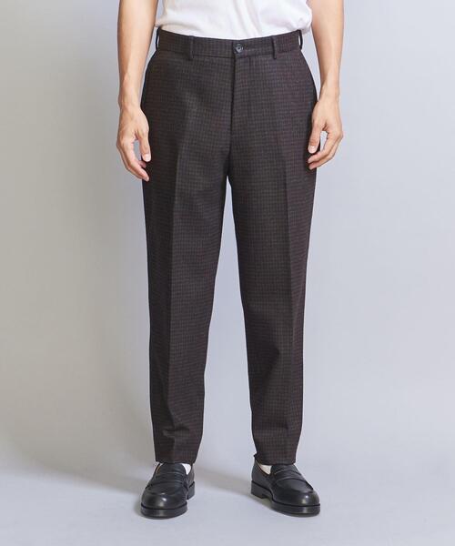 BEAUTY&YOUTH UNITED ARROWS（ビューティーアンドユースユナイテッドアローズ）の「リニュール リラックス ノープリーツ パンツ【セットアップ対応】（スラックス・メンズ・ネイビー/ダークブラウン・S/M/L/XL）」の6枚目の写真
