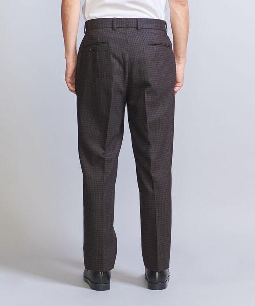 BEAUTY&YOUTH UNITED ARROWS（ビューティーアンドユースユナイテッドアローズ）の「リニュール リラックス ノープリーツ パンツ【セットアップ対応】（スラックス・メンズ・ネイビー/ダークブラウン・S/M/L/XL）」の4枚目の写真