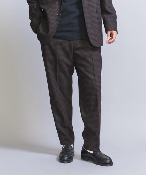 BEAUTY&YOUTH UNITED ARROWS（ビューティーアンドユースユナイテッドアローズ）の「リニュール リラックス ノープリーツ パンツ【セットアップ対応】（スラックス・メンズ・ネイビー/ダークブラウン・S/M/L/XL）」の12枚目の写真