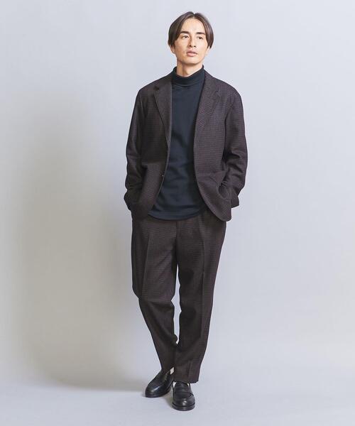 BEAUTY&YOUTH UNITED ARROWS（ビューティーアンドユースユナイテッドアローズ）の「リニュール リラックス ノープリーツ パンツ【セットアップ対応】（スラックス・メンズ・ネイビー/ダークブラウン・S/M/L/XL）」の5枚目の写真