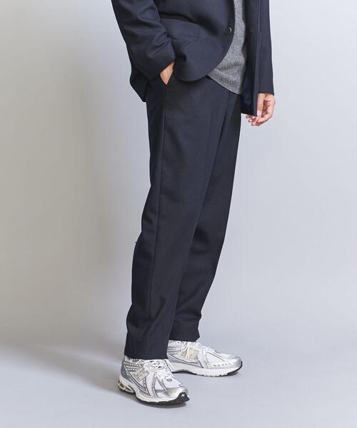 BEAUTY&YOUTH UNITED ARROWS（ビューティーアンドユースユナイテッドアローズ）の「リニュール リラックス ノープリーツ パンツ【セットアップ対応】（スラックス・メンズ・ネイビー/ダークブラウン・S/M/L/XL）」の9枚目の写真