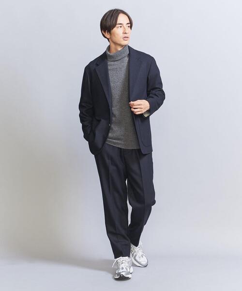 BEAUTY&YOUTH UNITED ARROWS（ビューティーアンドユースユナイテッドアローズ）の「リニュール リラックス ノープリーツ パンツ【セットアップ対応】（スラックス・メンズ・ネイビー/ダークブラウン・S/M/L/XL）」の13枚目の写真