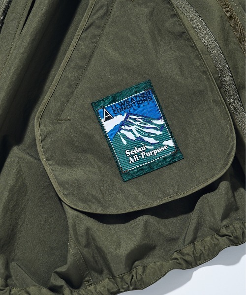And A(アンドエー)の「SEDAN ALL-PURPOSE セダンオールパーパス / NYCO Hooded Jacket M-51 オーバーサイズ フーデッドジャケット / SD23S-JK01(ミリタリージャケット・メンズ・ブラック/ネイビー/オリーブ・LARGE/X-LARGE/XX-LARGE)」の17枚目の写真