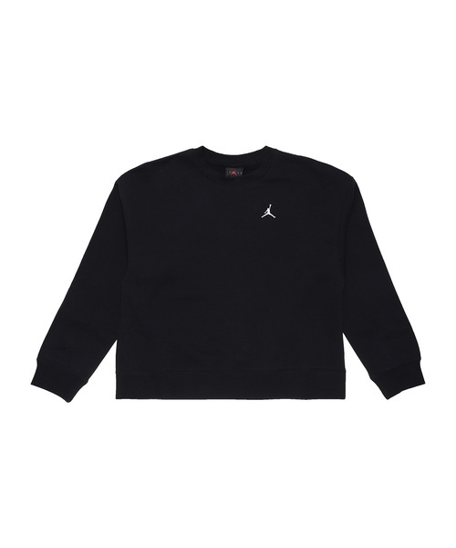 JORDAN BRAND(ジョーダンブランド)の「WMNS JORDAN FLIGHT CORE FLEECE L/S CREW DQ4463-010(スウェット・レディース・ブラック・LARGE/MEDIUM/SMALL)」の1枚目の写真