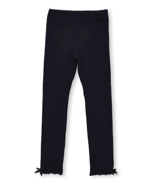 BeBe(ベベ)の「BeBe/起毛フライス裾レースレギンス(90~140cm)(レギンス/スパッツ・キッズ・ブラック/ネイビー・XX-SMALL/X-SMALL/SMALL/MEDIUM/LARGE/X-LARGE)」の11枚目の写真