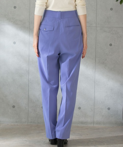 URBAN RESEARCH ROSSO WOMEN(アーバンリサーチ ロッソ)の「カーブフォルムハイウエストパンツ(その他パンツ・レディース・チャコールグレー/パープル系その他・38/36)」の19枚目の写真