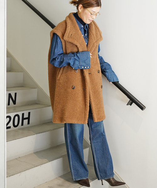 Deuxieme Classe（ドゥーズィエムクラス）の「【BRENTELLA/ブレンテッラ】 SHIRRING SHORT ブーツ（ブーツ・レディース・ブラウン・36/37/38/39/35）」の15枚目の写真