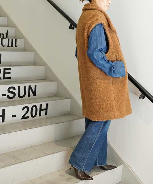 Deuxieme Classe（ドゥーズィエムクラス）の「【BRENTELLA/ブレンテッラ】 SHIRRING SHORT ブーツ（ブーツ・レディース・ブラウン・36/37/38/39/35）」の16枚目の写真