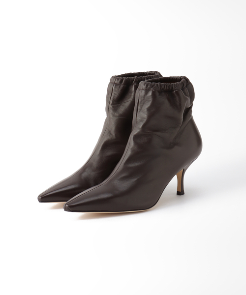 Deuxieme Classe（ドゥーズィエムクラス）の「【BRENTELLA/ブレンテッラ】 SHIRRING SHORT ブーツ（ブーツ・レディース・ブラウン・36/37/38/39/35）」の17枚目の写真